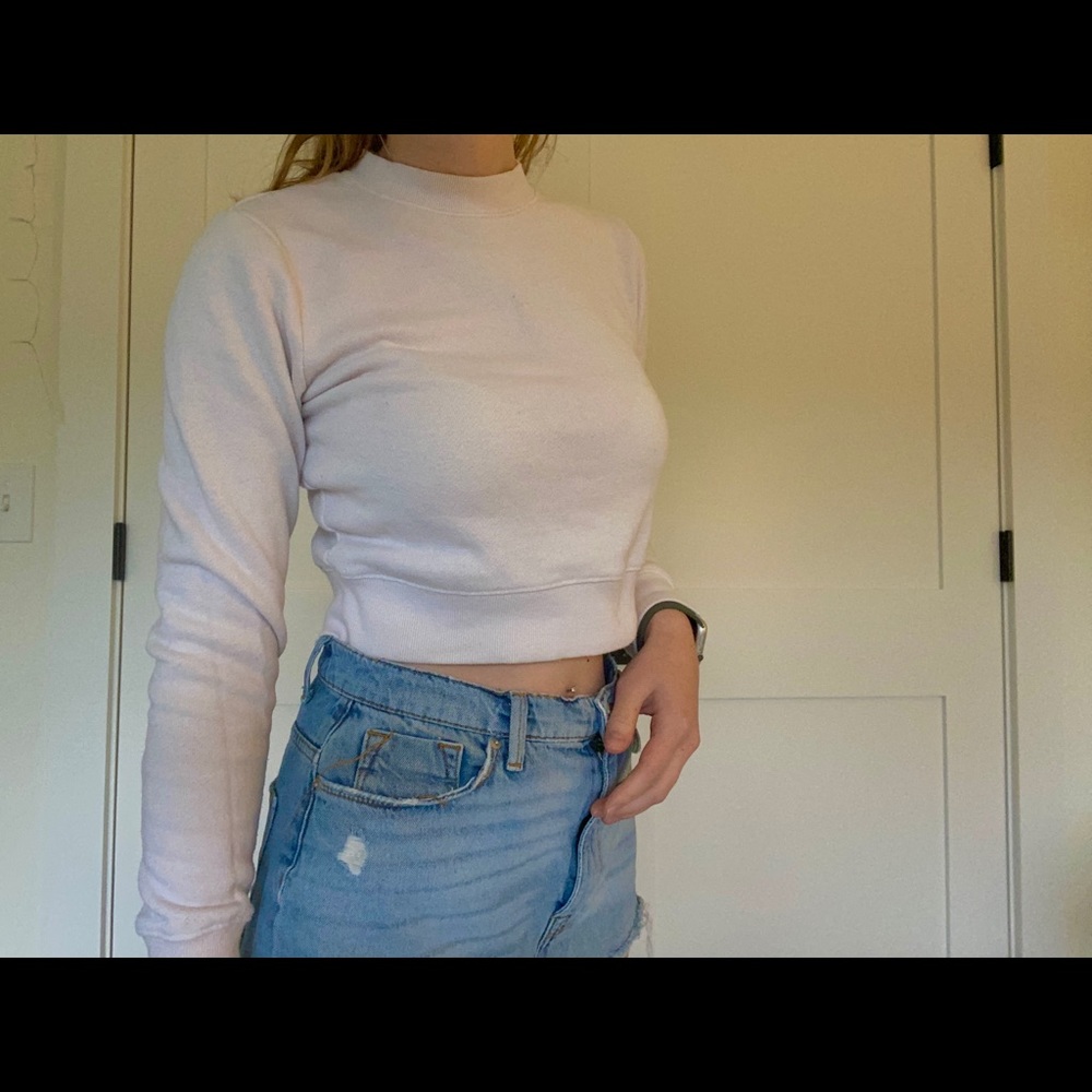 brandy melville/john gault light purple sweater, one size